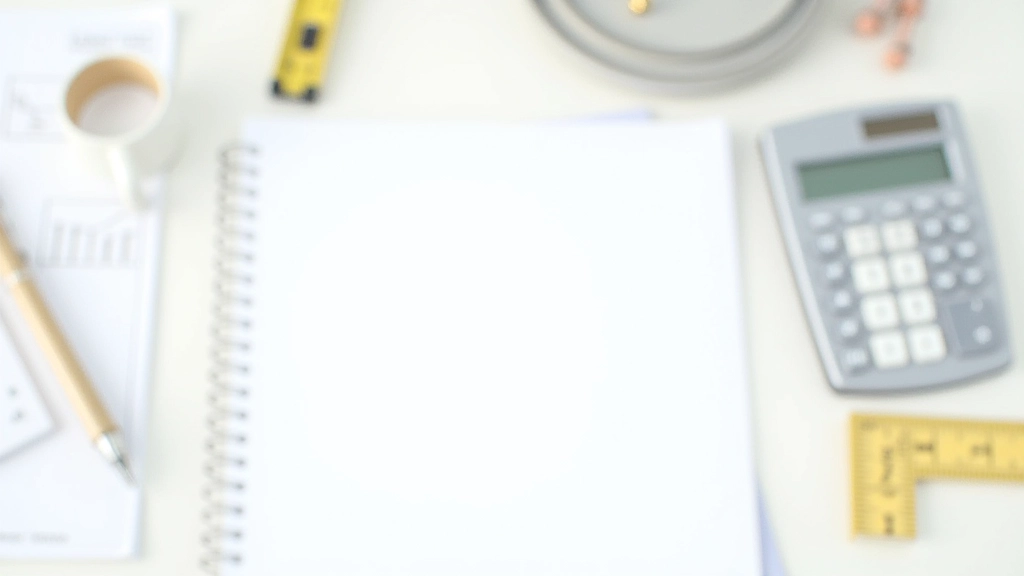 Verschillende meetinstrumenten—grafieken, aantekeningsboek en analoge weegschaal op bureau